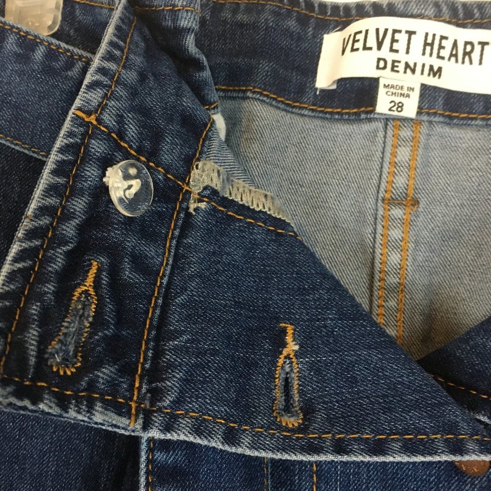 Velvet Heart Denim Ginger Pencil Skirt Size 28 Waist - Picture 6 of 10